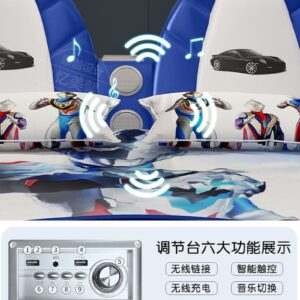 giường ngủ hình ô tô nhập khẩu GTE089 4