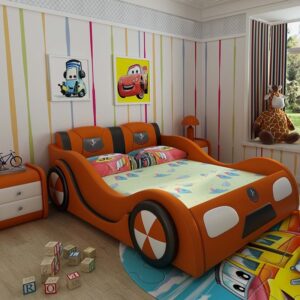 Giường ô tô trẻ em đẹp mua nhiều GTE101 màu cam