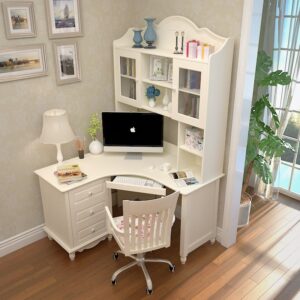 Bộ bàn ghế cho bé đẹp màu trắng BH202 5